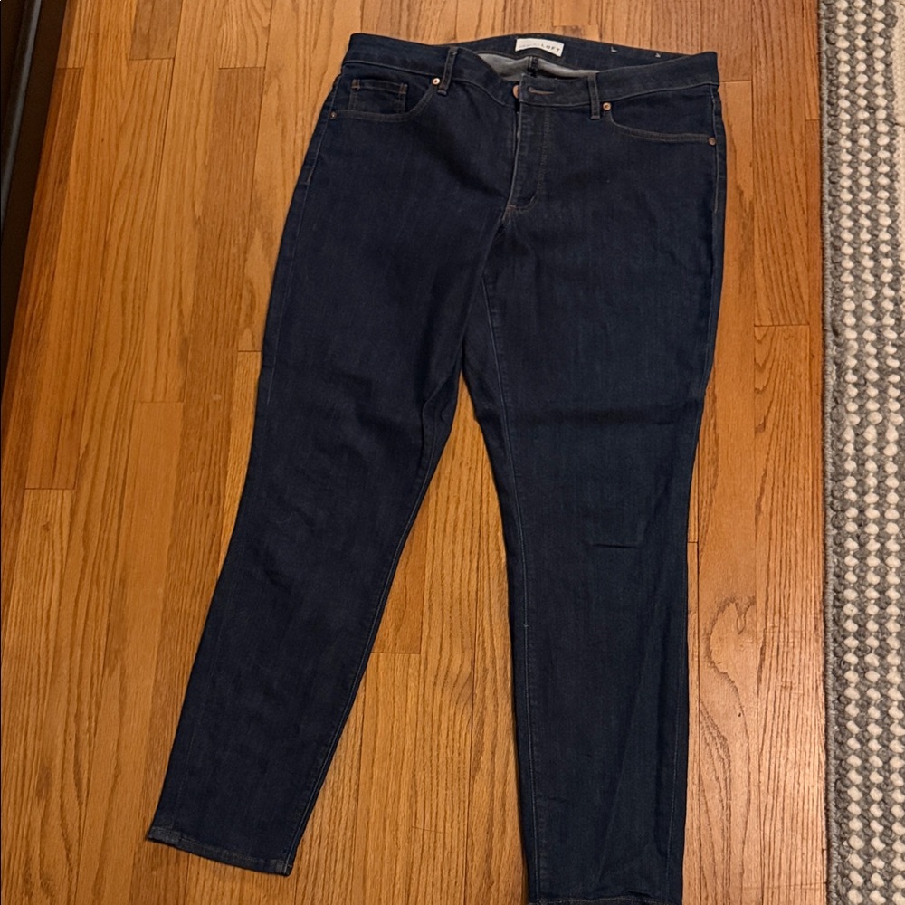 LOFT Dark Blue Slim Fit Jeans